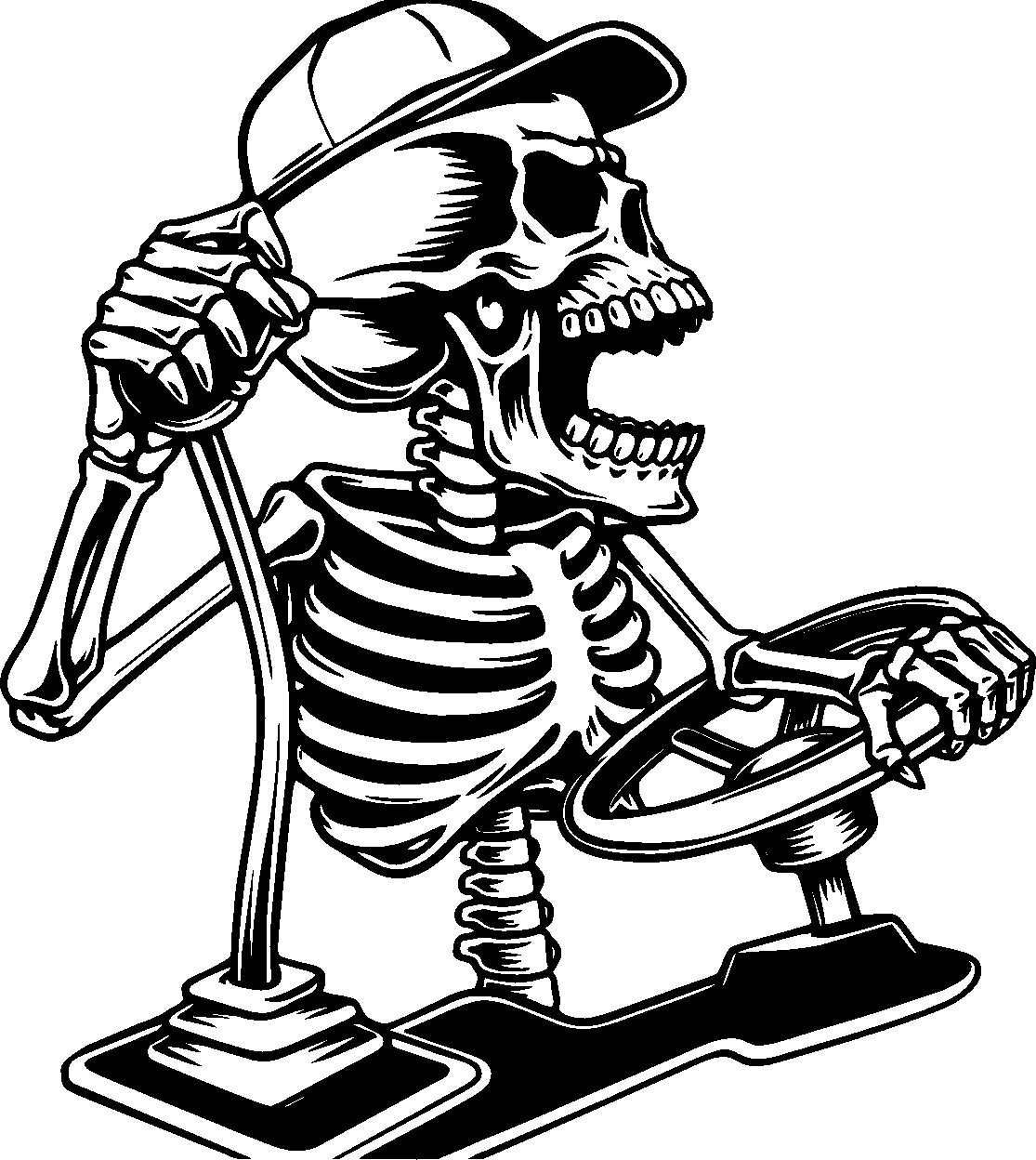 0017- Skeleton Trucker