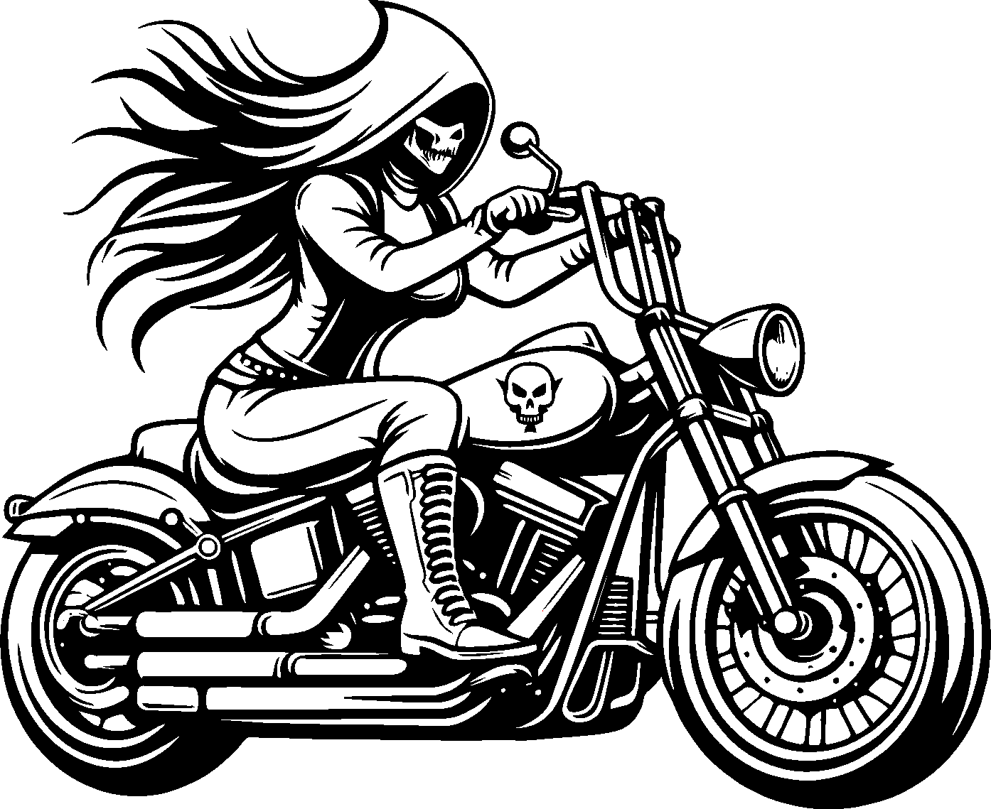 0025- Female Grim Reaper